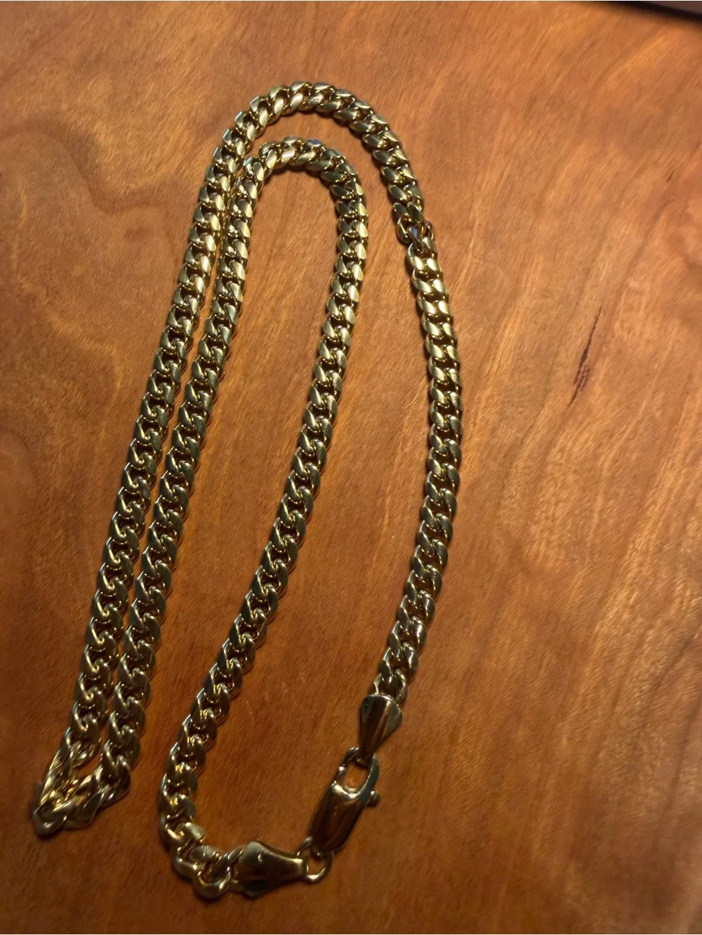 22” 14 kt Gold Filled Figueroa Men's Necklace- 40 grams- 5.1mm